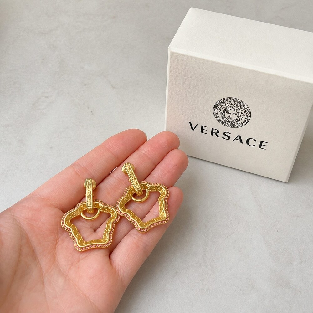 Versace Bold Statement Earrings Style 4 | New with Box - Picture 6 of 9